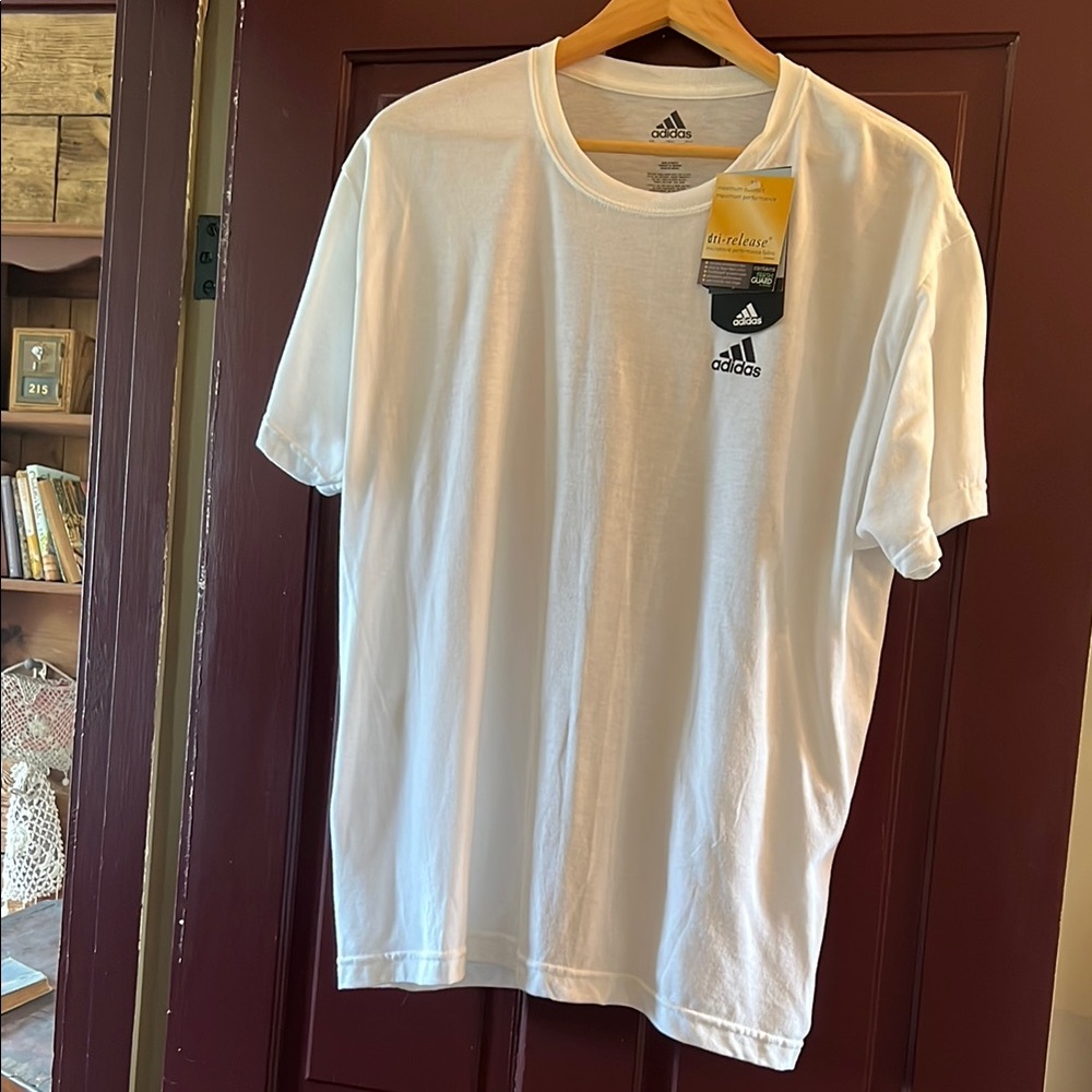 Adidas Unisex White T-Shirt